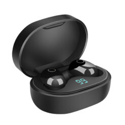 Digital Display Wireless Mini Binaural Headphones