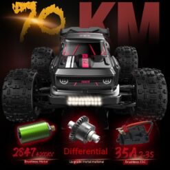 Remote Control LED Four-wheel Drive Brushless Car Toy