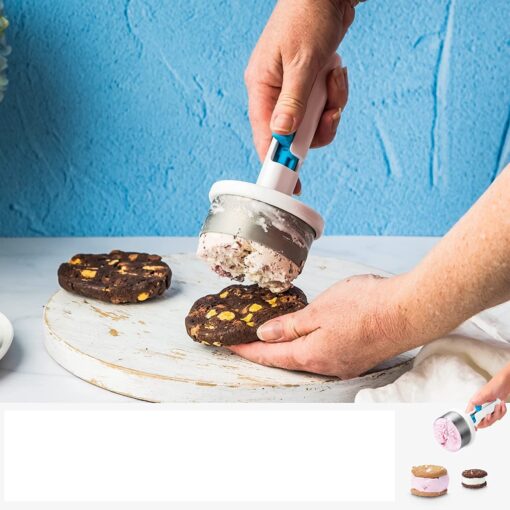 Stainless Steel Rotating Ice-cream Sandwich Spoon