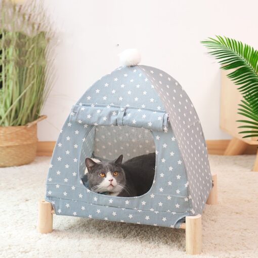 Multifunctional Washable Wood Pet House