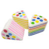 Portable PU Slow Rebound Triangle Cake Simulation Toy