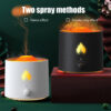 Multifunctional Flame Simulation Aromatherapy Humidifier