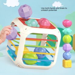 Children Colorful Elastic Ropes Building Blocks Toys