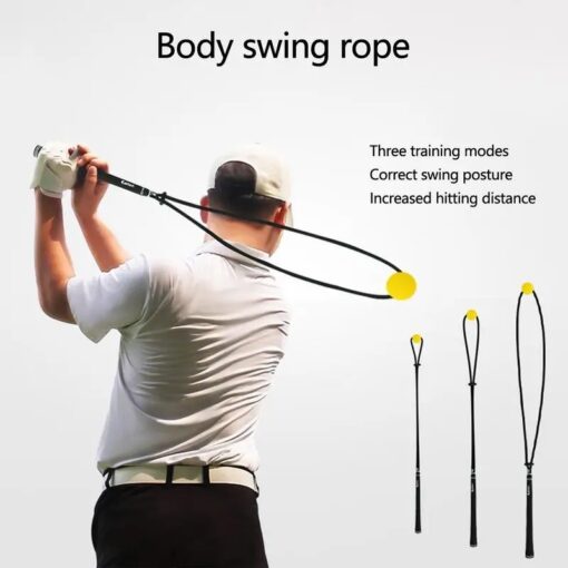 Flexible Rubber Training Swing Rope Golf Practice