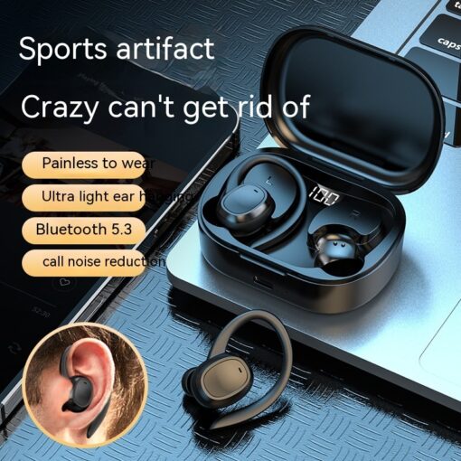 Wireless Waterproof Sports Ear Hook Bluetooth Earphone - Image 8