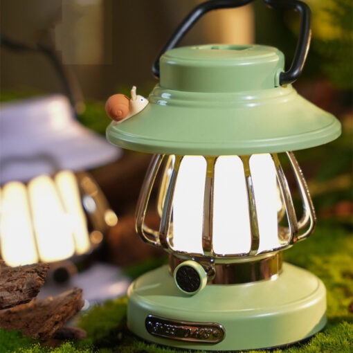 Multi-functional Retro Camping Night Light Lamp