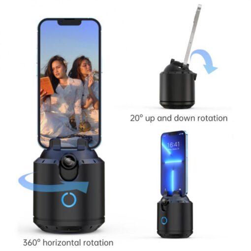 360 Degree Rotation Intelligent Auto Tracking Phone Holder - Image 2