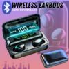 Wireless LED Digital Power Display Bluetooth Earbuds