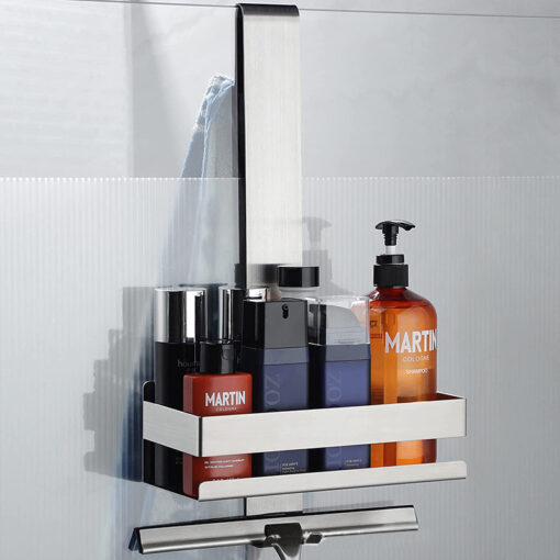 Multifunctional Stainless Steel Bathroom Storage Rack