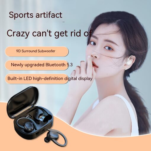 Wireless Waterproof Sports Ear Hook Bluetooth Earphone