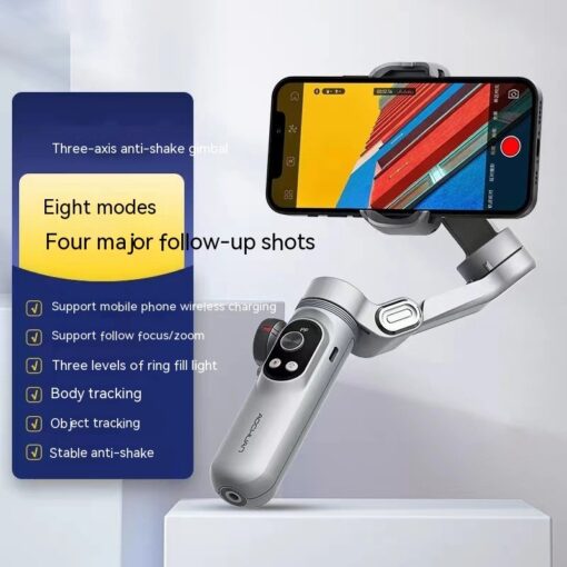 Foldable Intelligent Anti-shake Mobile Stabilizer Holder