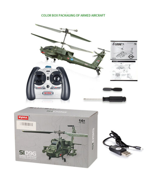 Remote Control Anti-fall Helicopter Drone Aircraft Toy