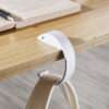 Portable Aluminum Alloy Space-saving Side Table Hook