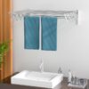 Wall Hanging Folding Invisible Clothes Drying Rail Rack