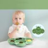 Cute Silicone Baby Tableware Eat Learning Plate