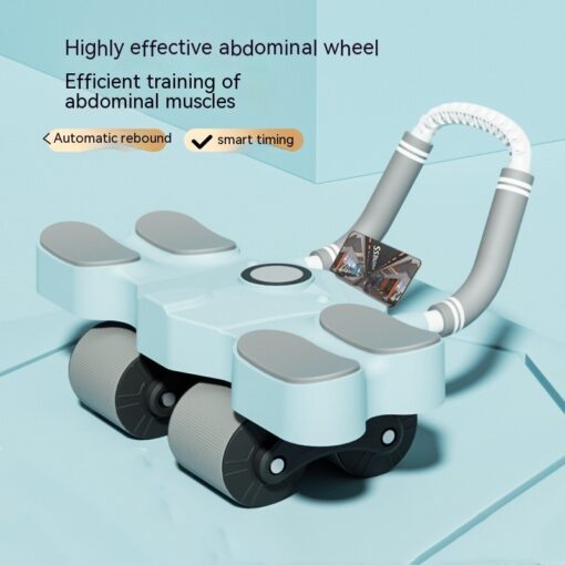 Automatic Rebound Four-wheel Abdominal Roller Wheel