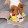 Interactive Household Dog Pizza Sniffing Mat Toy