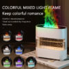 Portable Realistic Flame Lighting Effect Humidifier Aroma Diffuser