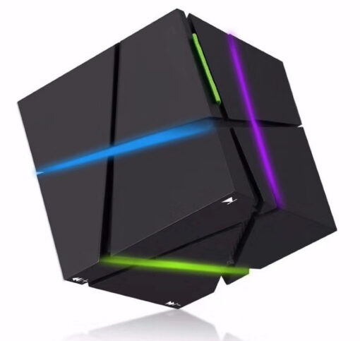 Creative Colorful Cube LED Light Bluetooth Speaker