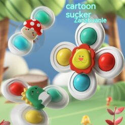 Suction Cup Rotary Table Baby Sucker Spinner Toy