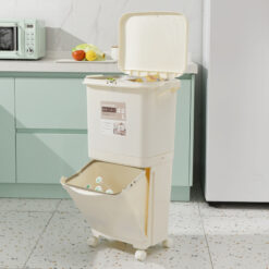 Multifunctional Dustproof Household Kitchen Trash Can