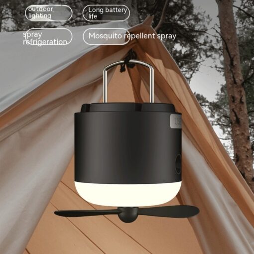 Multifunctional Outdoor Charging Camping Lantern USB Fan