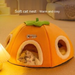 Winter Warm Large Capacity Semi-enclosed Cat Nest