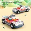 Creative Transparent Music Light Children Police Car Toy