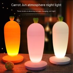 Creative Carrot USB Rechargeable Desk Small Night Lamp