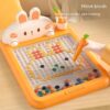 Multifunctional Magnetic Rabbit Drawing Board Puzzle Toy