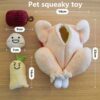 Cute Cartoon Pet Squeaking Plush Sound Chew Toy