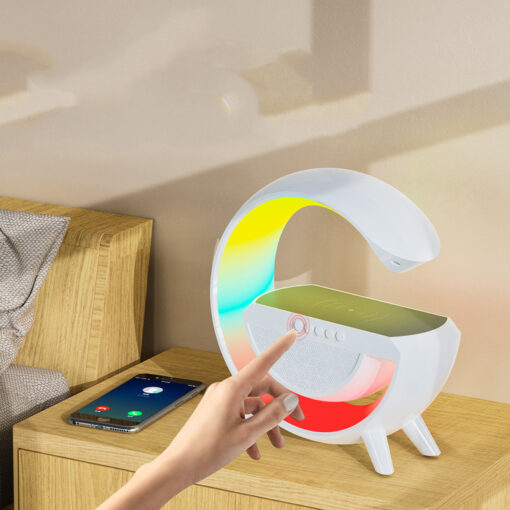Portable Intelligent Wireless Charger Bedside Bluetooth Speaker