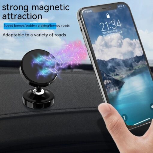Magnetic Aluminum Alloy Car Mount Phone Holder