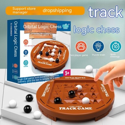 Interactive Track Logic Chess Double Battle Board Game Toy