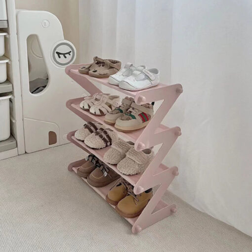 Multi-layer Space-saving Stackable Shoe Rack
