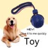 Pet Dog Tire Ball Strap Elastic String Bite-resistant Toy