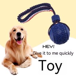 Pet Dog Tire Ball Strap Elastic String Bite-resistant Toy