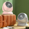 Portable USB Rechargeable Air Circulation Rotating Fan