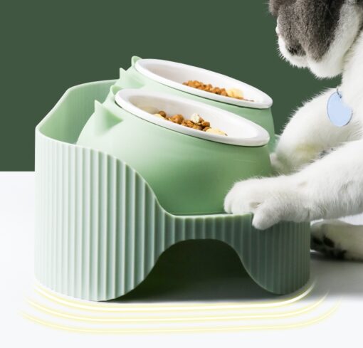 Durable Ceramic Protect Cervical Spine Pet Food Bowl