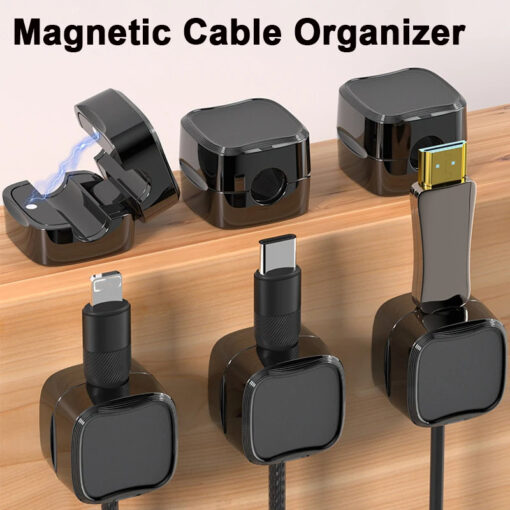 Magnetic Cable Clip Cable Management Organizer Holder