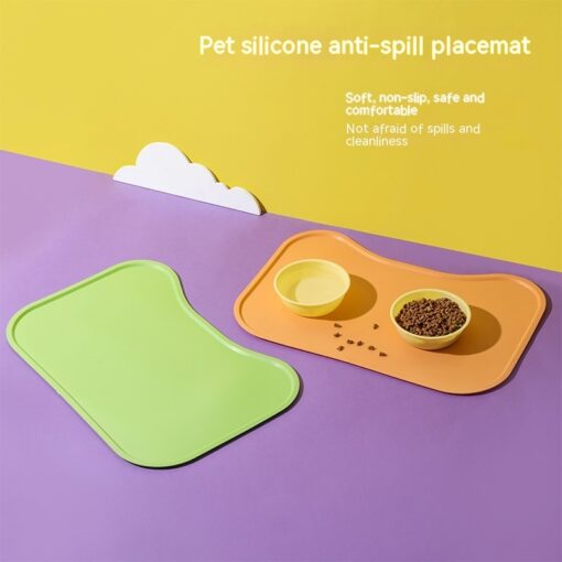 Silicone Anti-overflow Food Eating Waterproof Pet Placemat