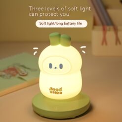 Portable Silicone Rabbit USB Charging Night Light Lamp