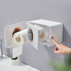 Wall-mounted Punch-free Bathroom Tissue Paper Holder