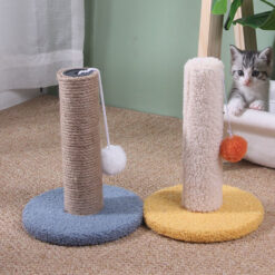 Interactive Vertical Cat Sisal Scratching Pole