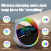 Multifunction Wireless Charger Ambience Light Bluetooth Speaker