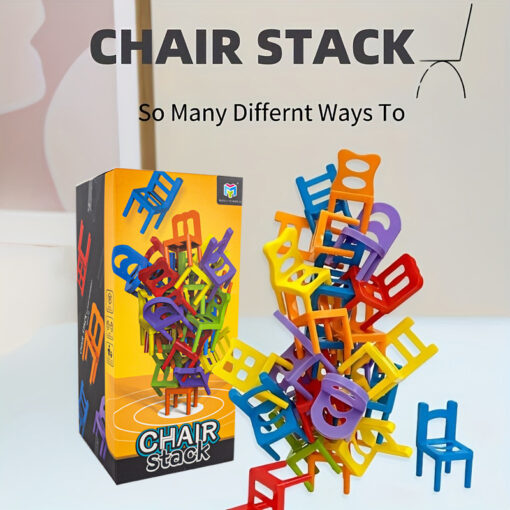 Children's Educational Balance Stacking Chair Game Toy