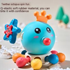 Baby Rotating Octopus Puzzle Finger Rotary Bath Toy