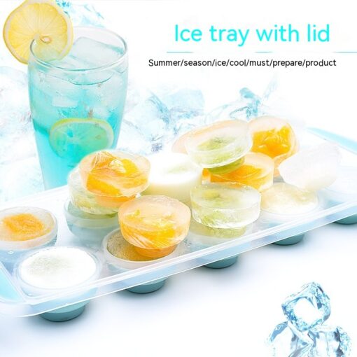 Foldable Ice Cube Mold Stackable Storage Tray