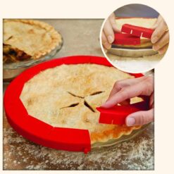 Adjustable Kitchen Silicone Heat-Resistance Pizza Ring