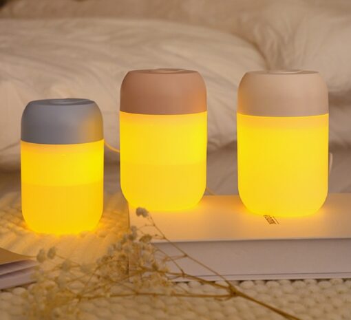 Portable Mini Mute Air Moisturizing Night Light Humidifier